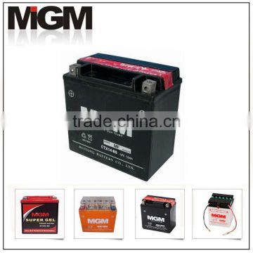 12v 12ah CTX14-BS maintenance free MOTORCYCLE battery gel battery sealed battery