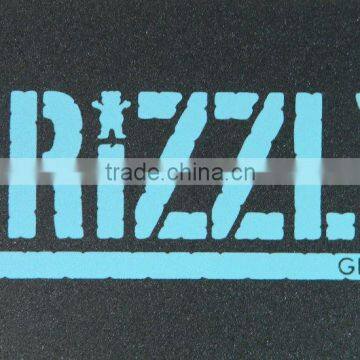 9"x33" Stamp Print Griptape, Blue Grizzly Griptape photo-2