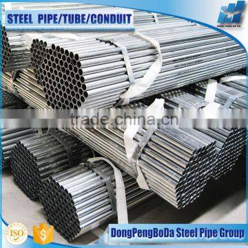 HDG ASTM A53 Type F GSM150 ERW DN40 Steel Pipe