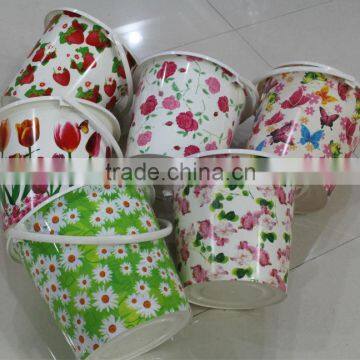 home use colour designed round plastic bucket 13L