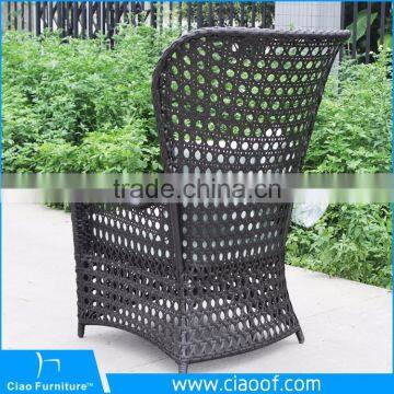 Modern Aluminum High Back Garden Furniture Special Weaving Leisure Chair photo-5