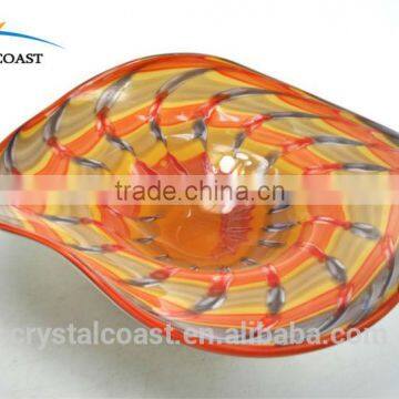 cheap wholesale handblown free shaped murano art decorative glass crafts for wedding