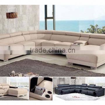 Bisini Ligith Grey U Shap Living Room Sofa Furniture
