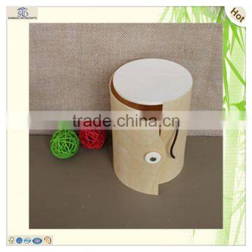 mini pattern printed soft wood magic box