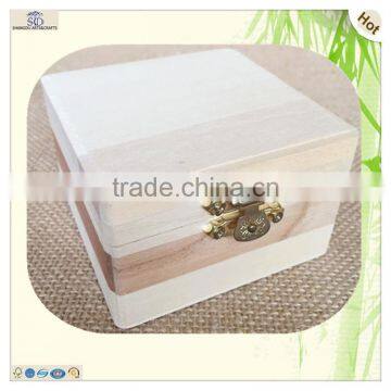 Wholesale Antique Hinged Ornaments Wooden Tea Chests Boxes photo-5