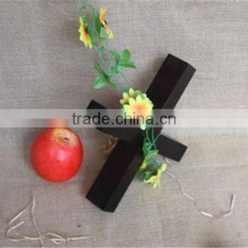Pained Color Decor Cross Shaped Desktop Wooden Book Racks photo-2