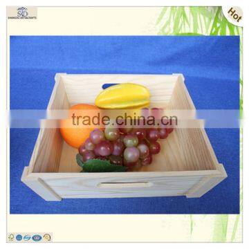 Delicate Cutlery Funnel Pine Wood Coffee Tea Tray photo-4