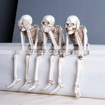 Decorative Artificial Geek Resin Skeleton Figurine photo-4