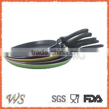 Hot sell Carbon Steel Non-stick Round Pizza Pan with Bakelite Handle