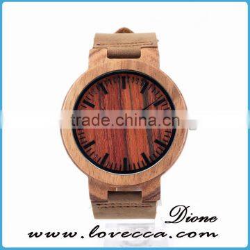 Top brand wooden wrist watch Bamboo wood watch case