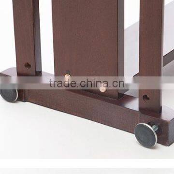 Portable Wooden Clothes Hanger Simple Wooden Coat Rack photo-2