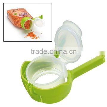 New Food Grade Plastic Bag Sealer Clip,Seal and Pour Bag Clips