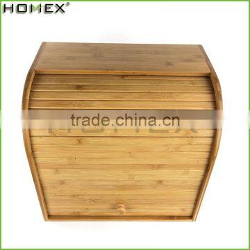 Bamboo Kitchen Vintage Bread Box Homex-BSCI photo-3