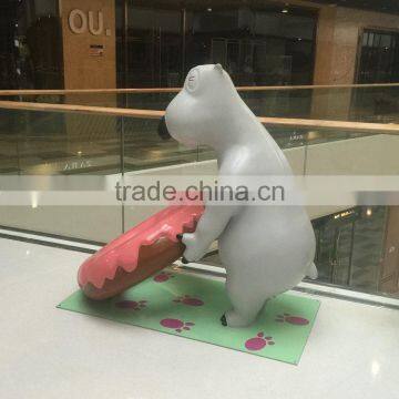 Fiberglass Bear Statue Sculpture With Candy photo-4