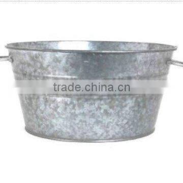 Wholesale large oval galvanized wine bucket