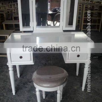 Bedroom Furniture White Dressing Table With Drawers for Girls photo-2