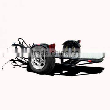Folding Single RAIL Motorcycle Enclosed Trailer Used for Harley Honda Gold Wing Motorbike With Accessory photo-2