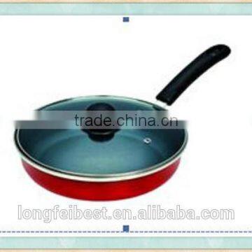 24cm Multi-purpose iron pot, iron pan with glue wood handle