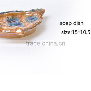 Hand Painting Pearl Glaze Conch Bathroom Fittings Accessories photo-6