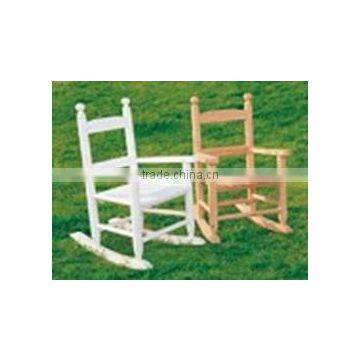 UM-6719 wooden kids log rocking chair