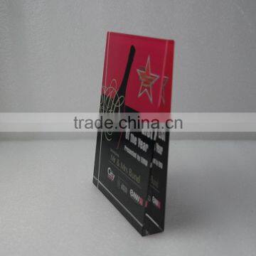 Bevel Full Color Printing Crystal Wine Award and Throphy photo-3