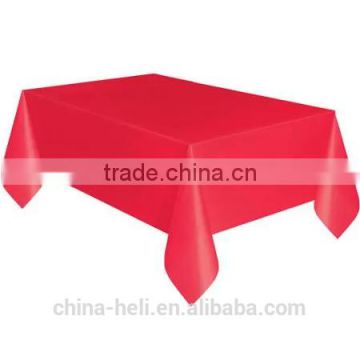 PEVA/EVA Plastic Table Cloth China Red