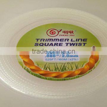 Brush Cutter Parts Nylon Grass 2.0mm Square Twist Trimmer Line photo-6