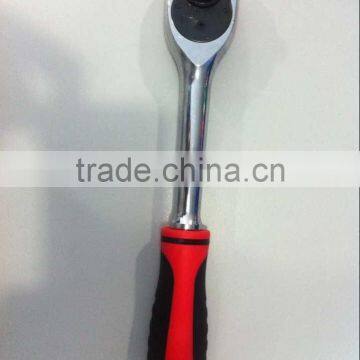 Hand tools Cr-V material ratchet torque spanner bent comfort grip quick release wrench