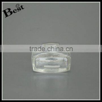 100ml China Fancy Clear French Square Glass Bottle Cosmetic Perfume Screen Printing Silver Aluminum Seal Bottle Glass photo-3