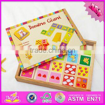 2016 Top Fashion Educational Kids Wooden Domino Brick Toy WJ277611 photo-3