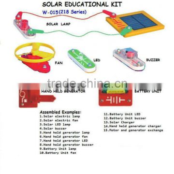 Children creative science solar educational kits