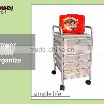 15 Drawers Storage Cabinet Organizer Rolling Storage Plastic Drawer Shoe Rack Trolley photo-3
