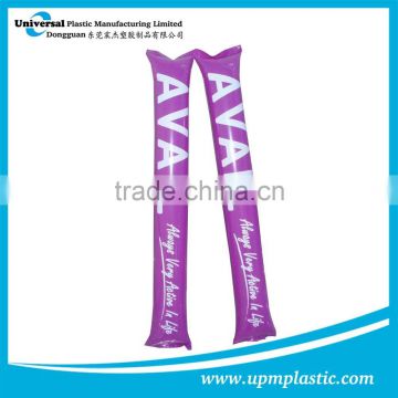 One time use disposable degradable promotional plastic LDPE inflatable cheering stick