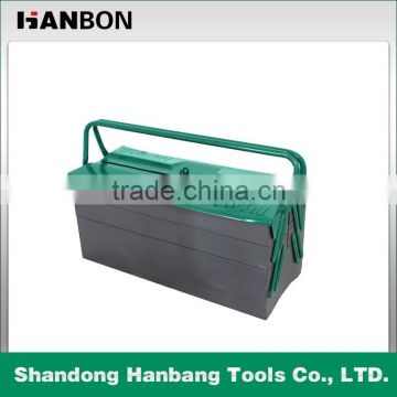 High Quality Empty Toolkit,Three Layers Metal Tool Box