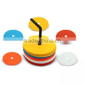 soccer training equipment practice disc mark