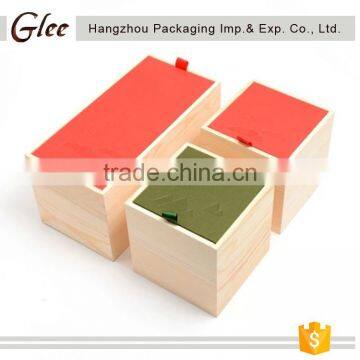 Multi-functional,colorful and cute wooden tea box