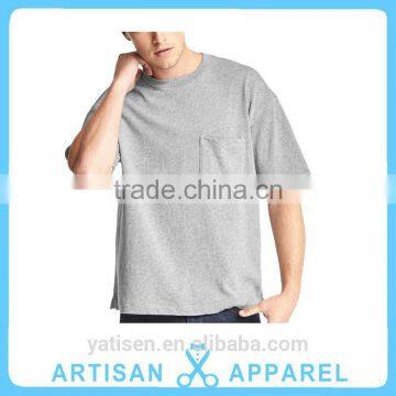 wholesale white cotton custom round neck short sleeve men's t shirt