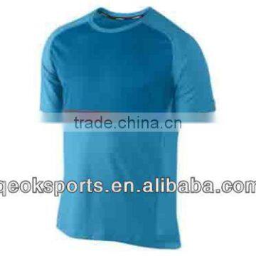 custom design sublimation printing mens dri fit running t shirt