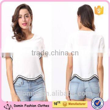 Wholesale Price Hot Quality 2015 Newest Loose Crop Tops For Women