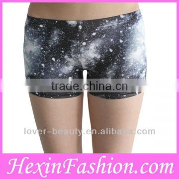 Large Stock Hot Sexy Galaxy Shorts for Woman