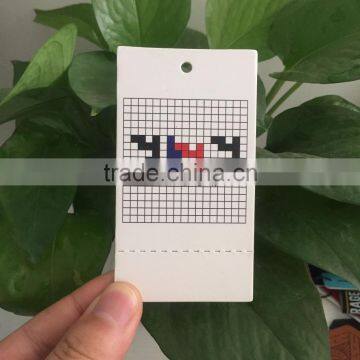 2017 High Quality Custom White Cardboard Paper Hang Tags for Garments photo-4