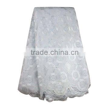 Bestway Peach Lace Fabric African 2017 Swiss Voile Lace For Wedding Dress photo-3