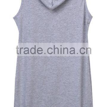 2016 Boho Sexy Women Sleeveless Hoodie Summer Beach Short Mini Dresss Causal Slim Dress WHolesale photo-2