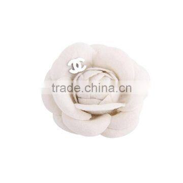 Fashion Make Fabric Flower Bulk Brooch,FabricCamellia Brooches,Girls Party Hairbow photo-3