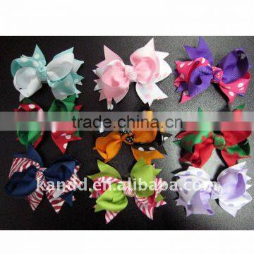 4inch ribbon bows/hair bows/grosgrain ribbon bow