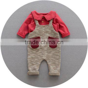 S17736A Girls Boutique Clothing Fall Wholesale Baby Clothes Girls 2PCS Set photo-2