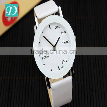 2016 Colorful Geneva Leather Casual Quartz Watch Student Wrist Watch photo-6