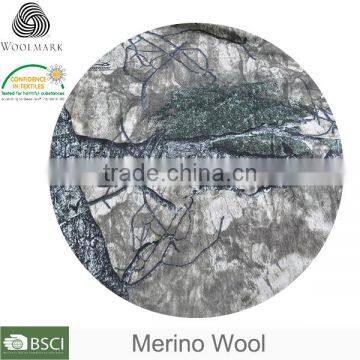Merino Wool Fabric Camouflaged, Rip-stop Fabric Wool photo-2