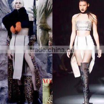 Runwaylover 5150 Sexy Europea Hot Waist 2 High Slit Sexy Skirt