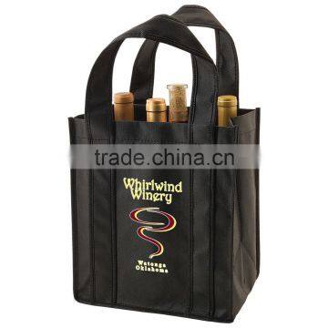 6 Bottle Wine Tote Bag - Fits 6 Wine Bottles, Features 36" Handles and Comes With Your Logo. photo-2